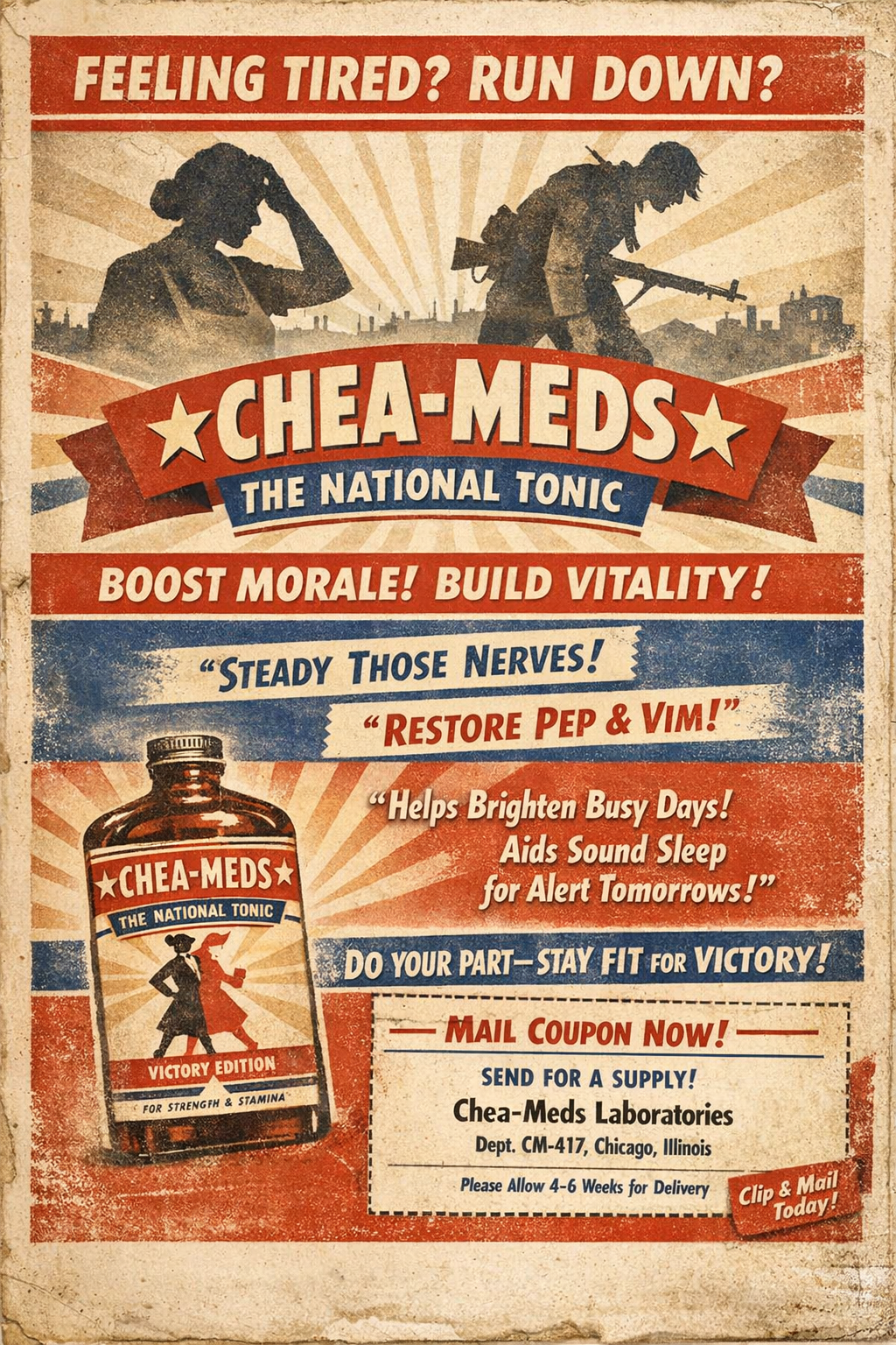 Chea-Meds Propaganda Poster